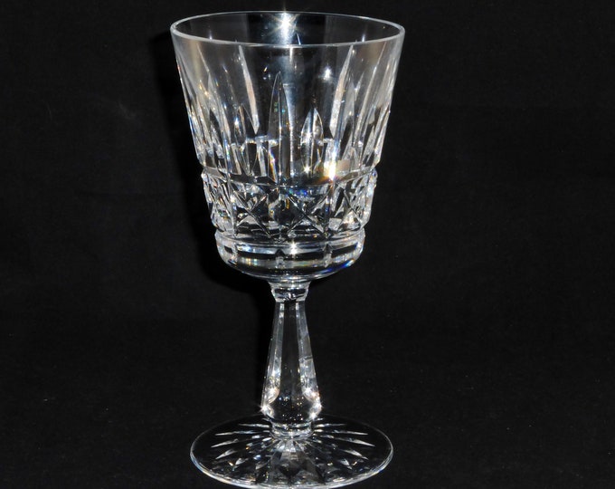 One Waterford Crystal KYLEMORE Pattern WATER Goblet Wine Glass Ireland Gothic Mark 63/4 Etsy