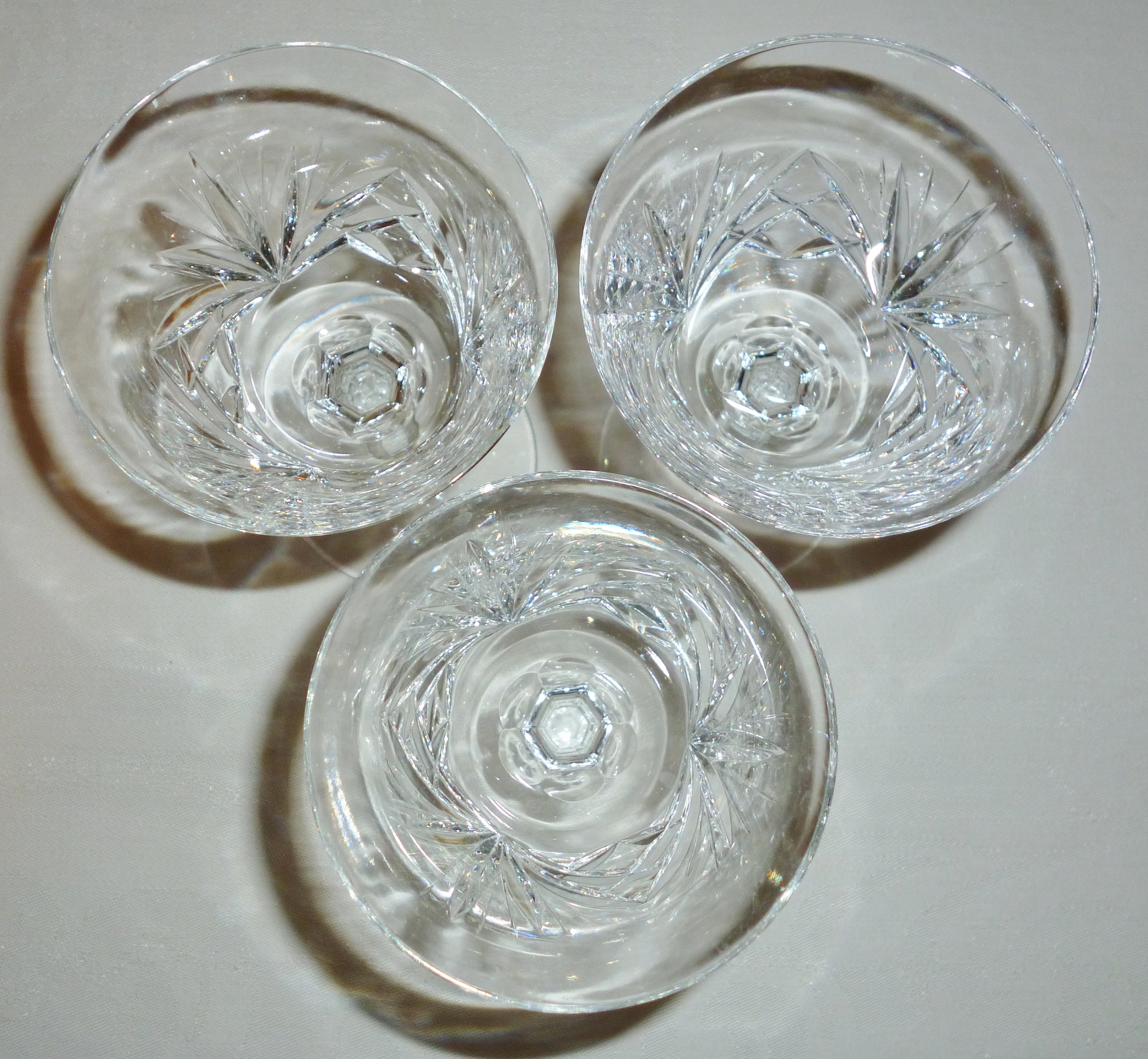 3 Pcs Gorham CHERRYWOOD Nachtmann Nierstein Crystal WHITE WINE Etsy UK
