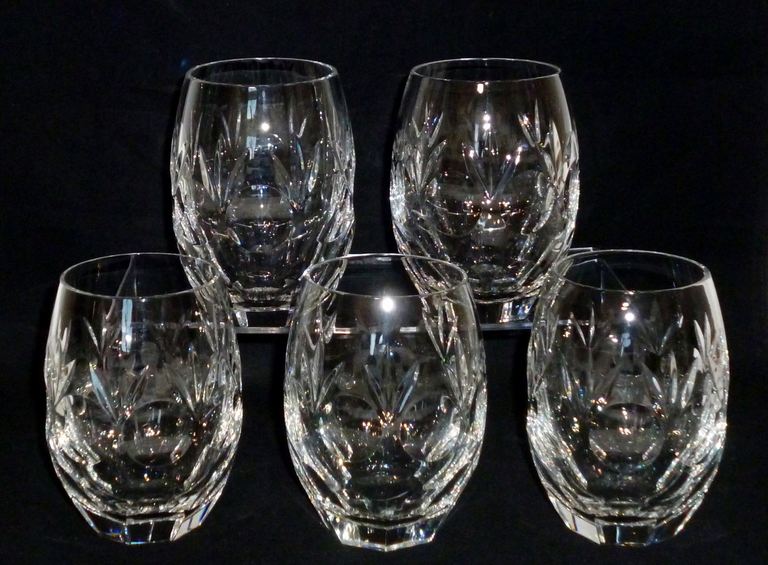 3 Pcs Gorham CHERRYWOOD Nachtmann Nierstein Crystal WHITE WINE Etsy UK