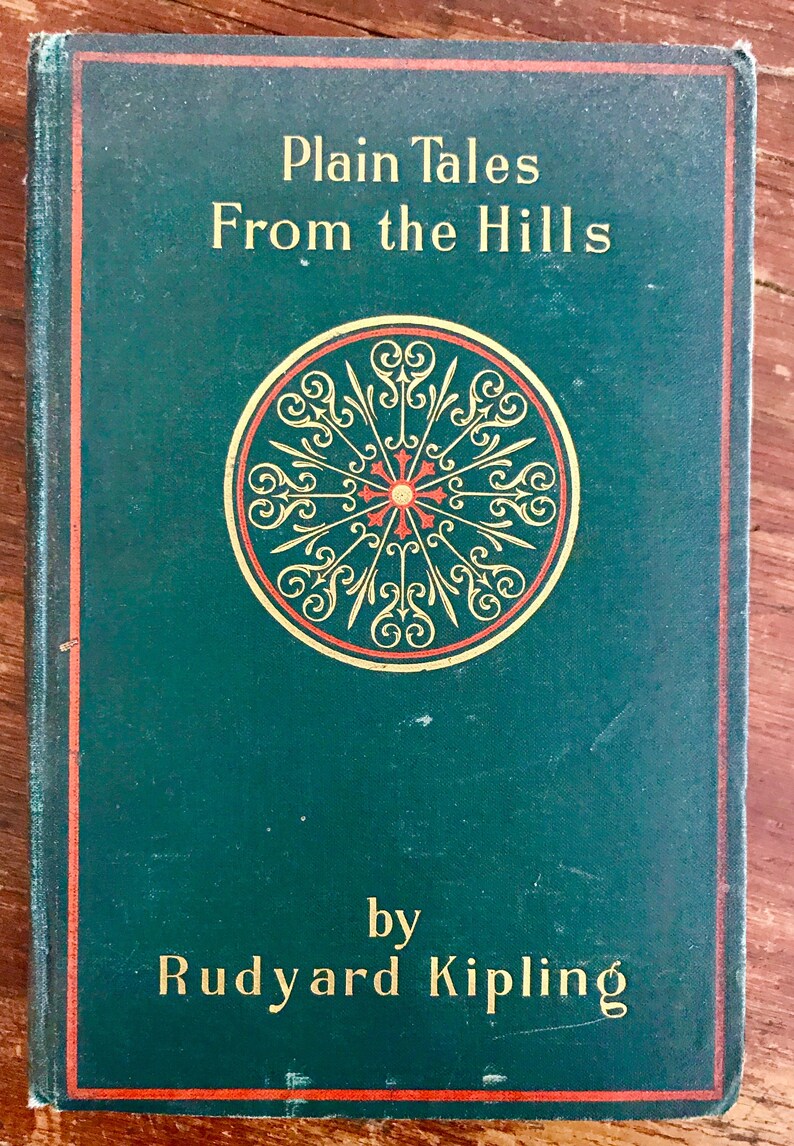 Plain Tales From the Hills by Rudyard Kipling 1900s Etsy
