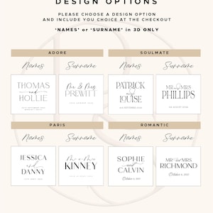 Personalised Acrylic Wedding Guestbook, Modern and Luxury Wedding Reception Book, A4 image 7