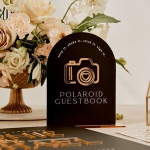 A5 Polaroid sign, Wedding Polaroid sign, wedding signs, Polaroid guestbook