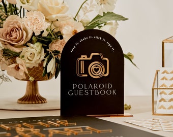 A5 Polaroid sign, Wedding Polaroid sign, wedding signs, Polaroid guestbook