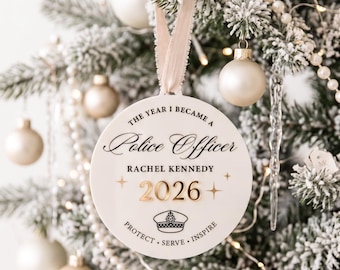 Het jaar waarin ik werd... Gepersonaliseerde kerstbal | Cadeau | Afstudeerornament | Carrière-herinnering