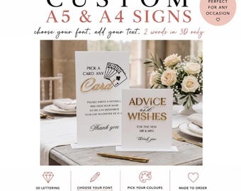 Custom 'create your own' Acrylic Sign