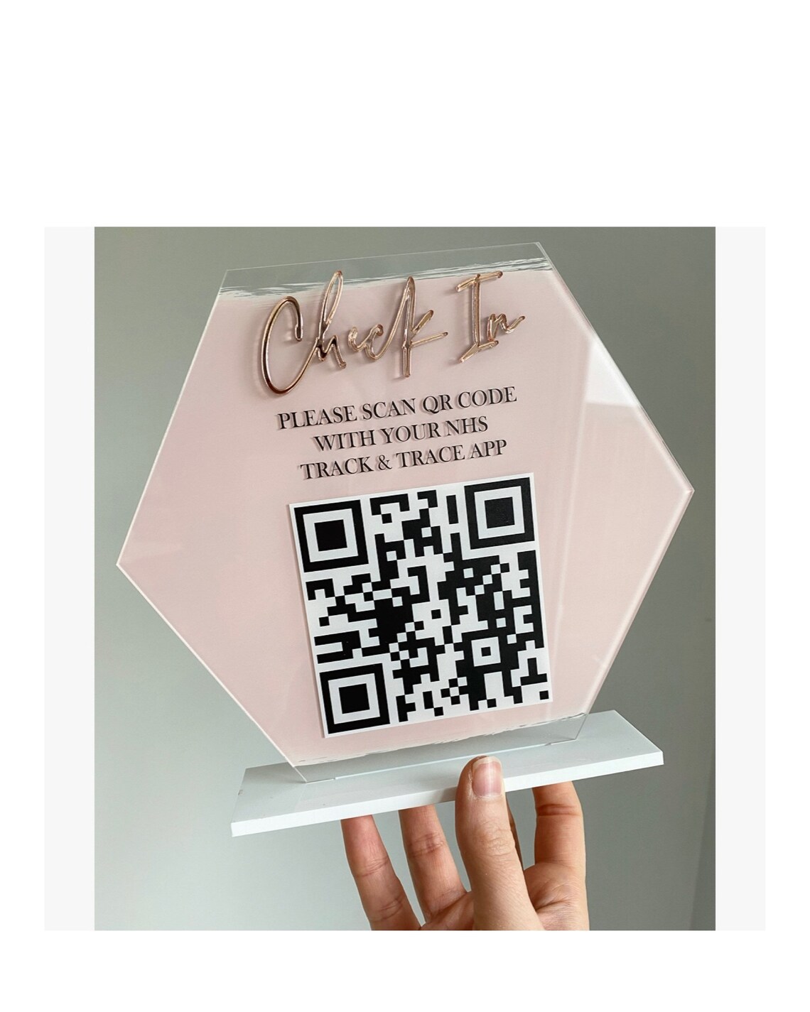 QR Code Track and Trace QR code sign salon sign salon Etsy