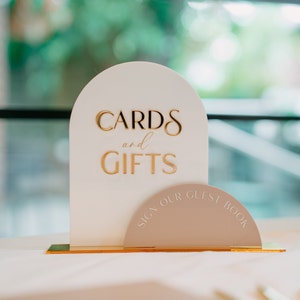 A5-koepel Duo-bord, bord bruiloft, bord gastenboek, bord gastenboek, bord kaarten en cadeaus, kaarten en wensen, tafel gastenboek