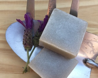 4 x 50g Lady Gardeners Hand Soap Lavender Bergamot Pumice Handmade Soap UK Curated Naturally