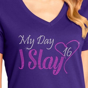 Womens A Family That Slays Together, Stays Together, Matching V-Neck T-Shirt
