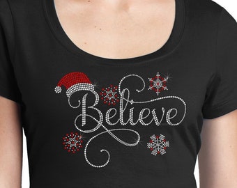 Genuine Swarovski® Believe Women’s Perfect Weight ® Scoop Neck Tee. ndk4060