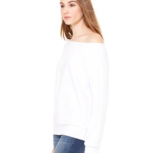 Jar Jar Binks Bella Canvas Ladies' Sponge Fleece Wide Neck Sweatshirt