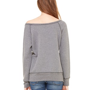 Jar Jar Binks Bella + Canvas Ladies' Sponge Fleece Wide Neck Sweatshirt