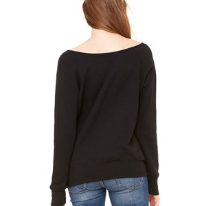 Jar Jar Binks Bella + Canvas Ladies' Sponge Fleece Wide Neck Sweatshirt