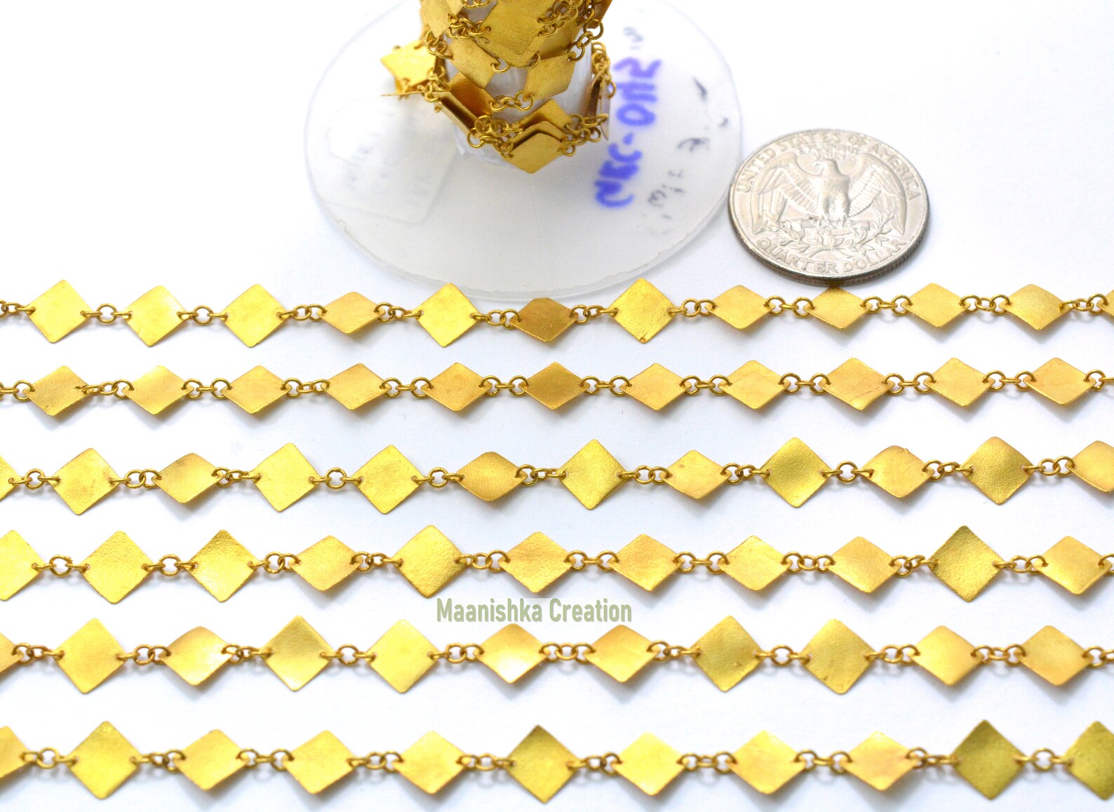 Amazing 18K Solid Gold Chain 6 Mm Plain Chain in Matt - Etsy