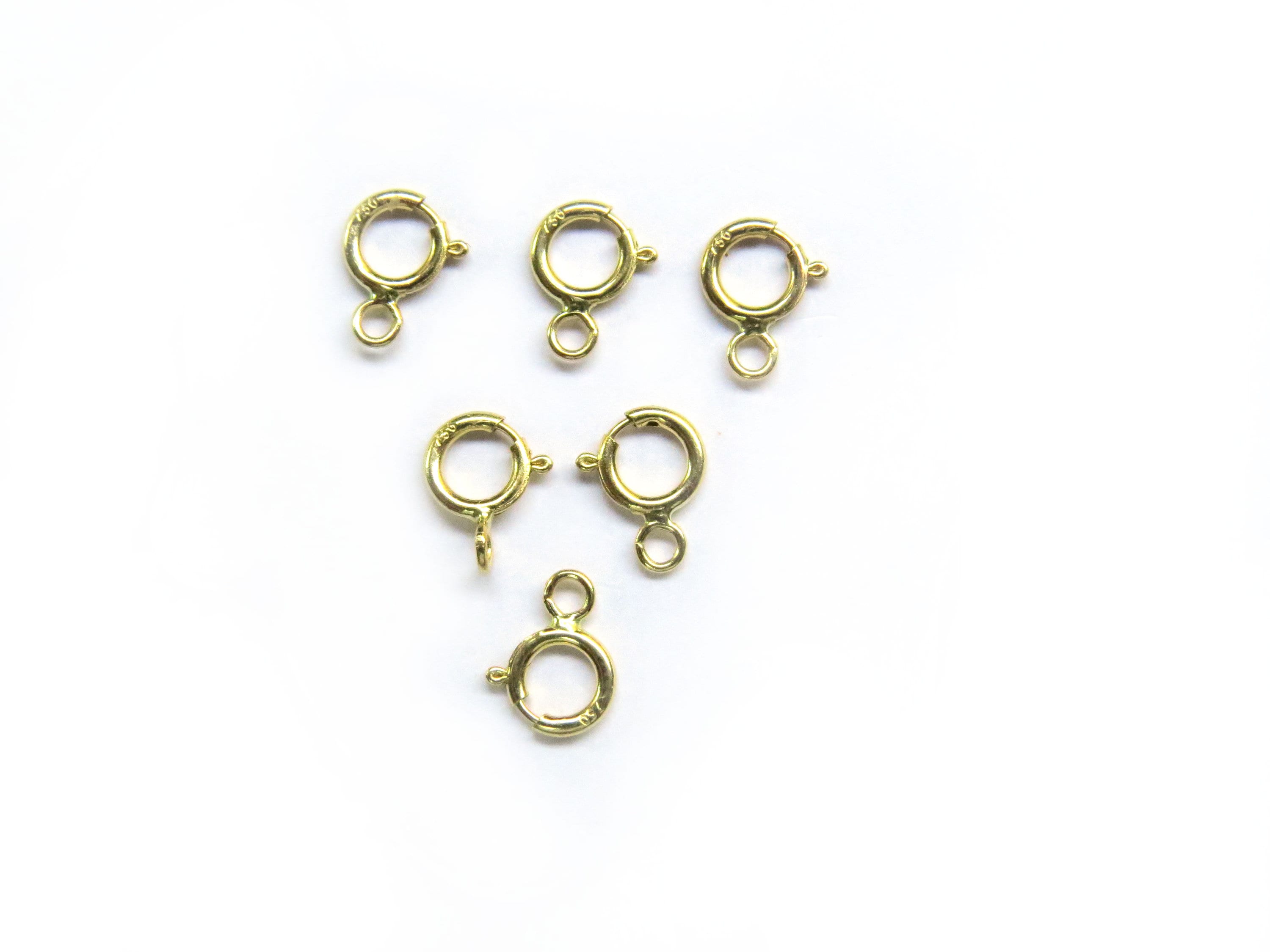 18K Handmade Solid Yellow Gold Lobster Lock in Matt Finish. Etsy