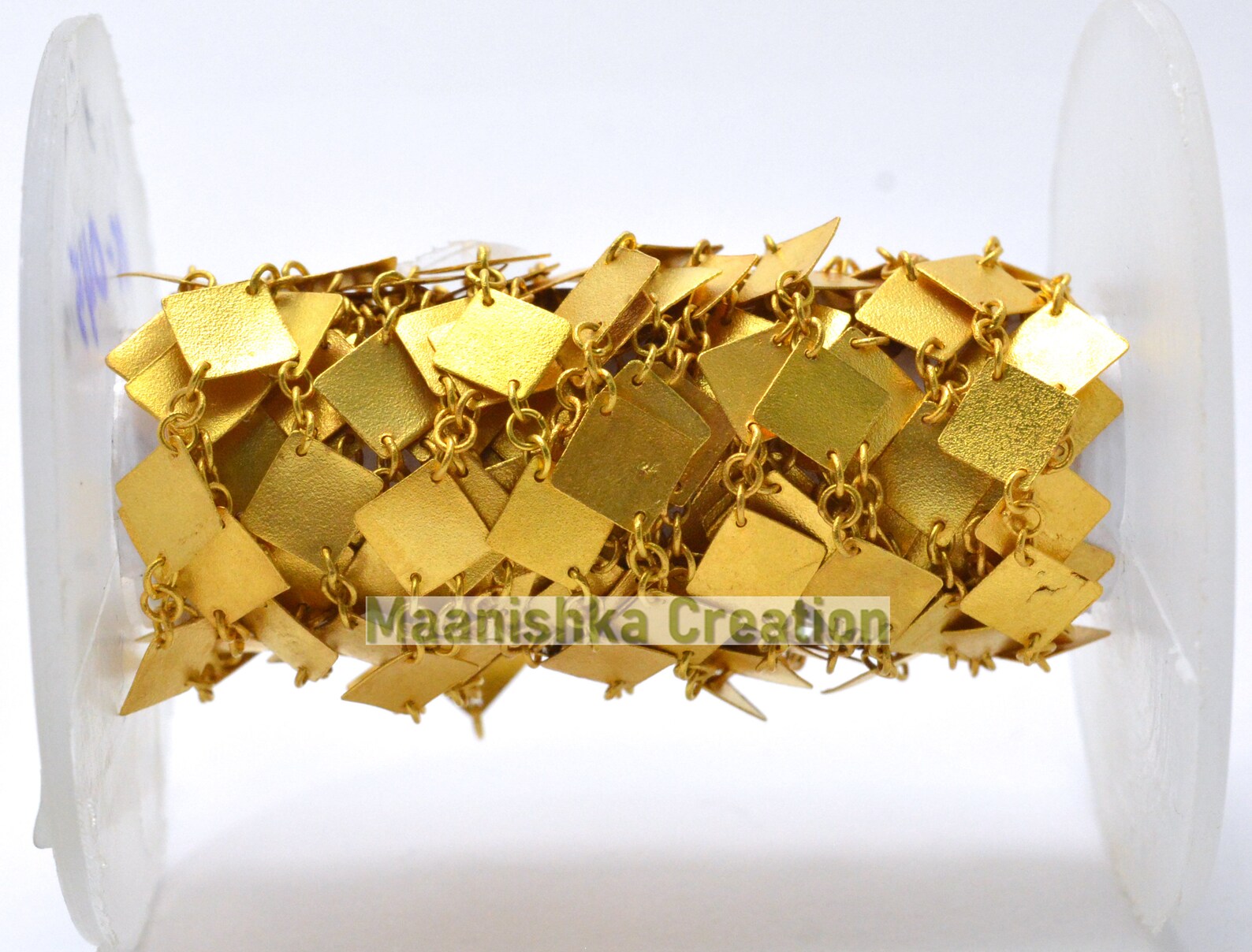 Amazing 18K Solid Gold Chain 6 Mm Plain Chain in Matt Etsy