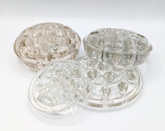 Vintage Glass Flower Frogs (Assorted. Sizes)