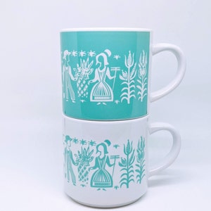 Pyrex Inspired Stackable Mugs image 5