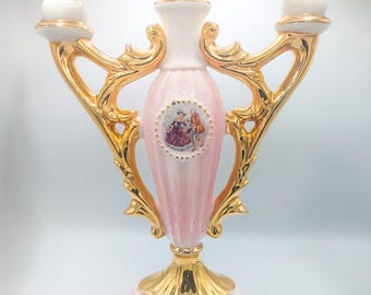 Vintage Rococo Revival Candelabra