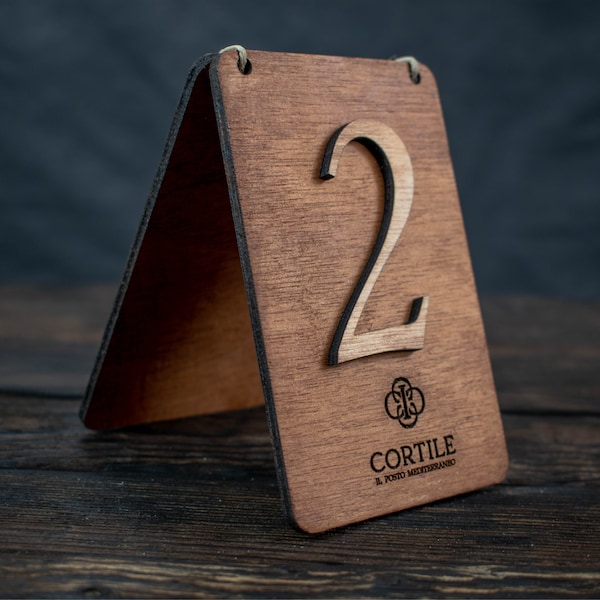 Wooden Table Numbers, Table Signs, Wedding Table Sign, Restaurant Table Numbers, Double Sided Sign with Table Numbers and No Smoking Sign,