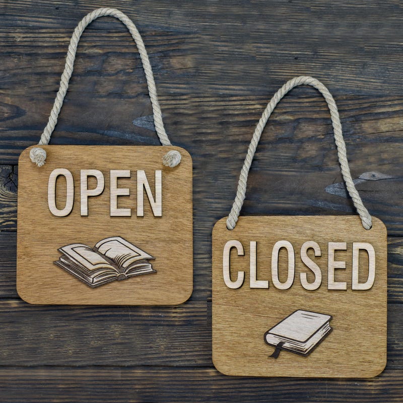 Open Closed Sign - Etsy