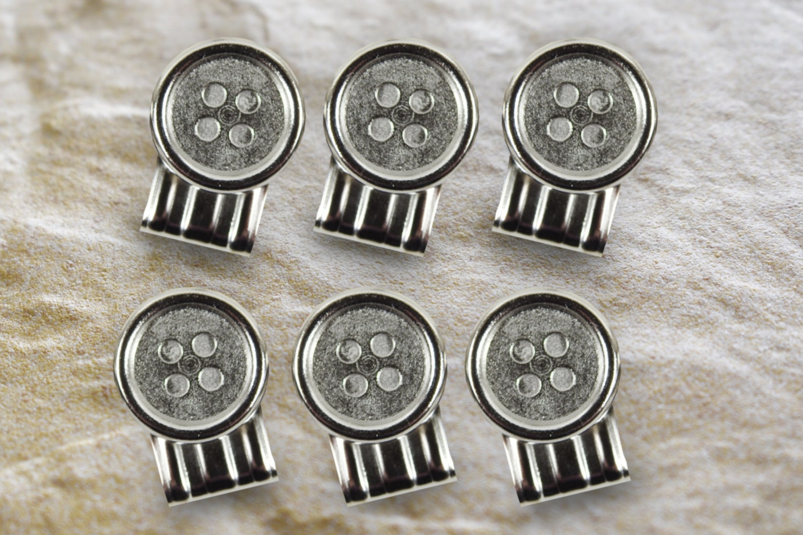 No sew Buttons for Men's Suspenders Braces Metallic for | Etsy