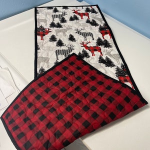Deer in Trees Table Runner