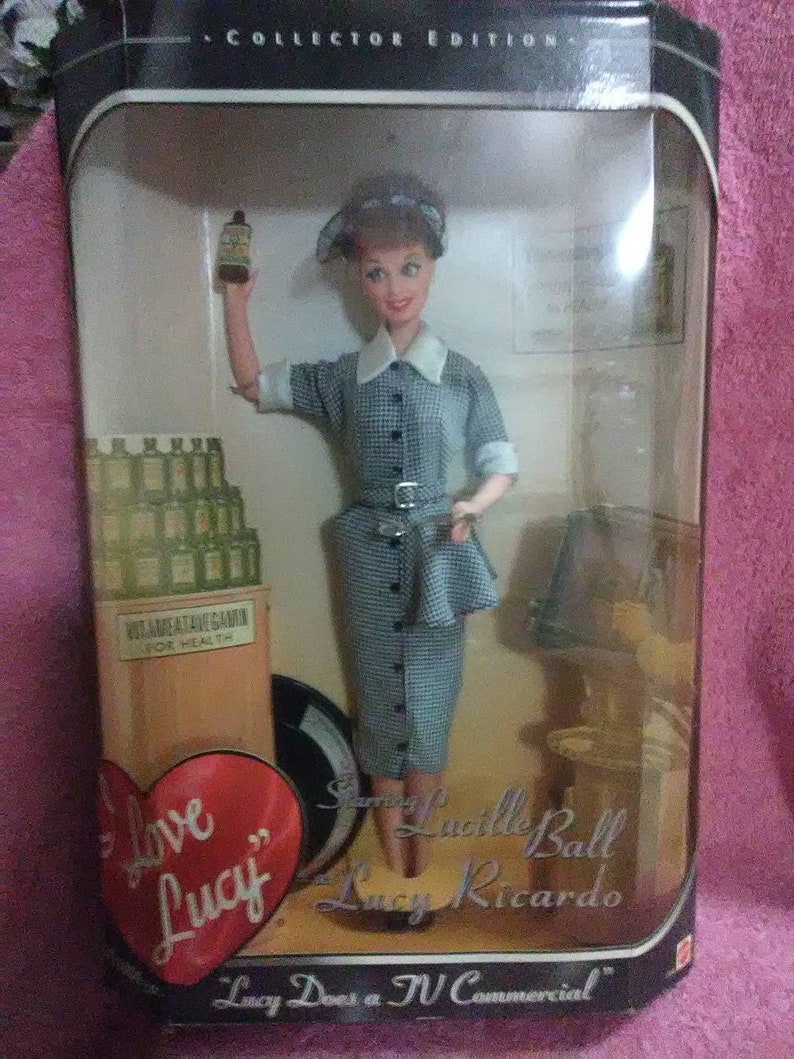 lucy does a tv commercial doll