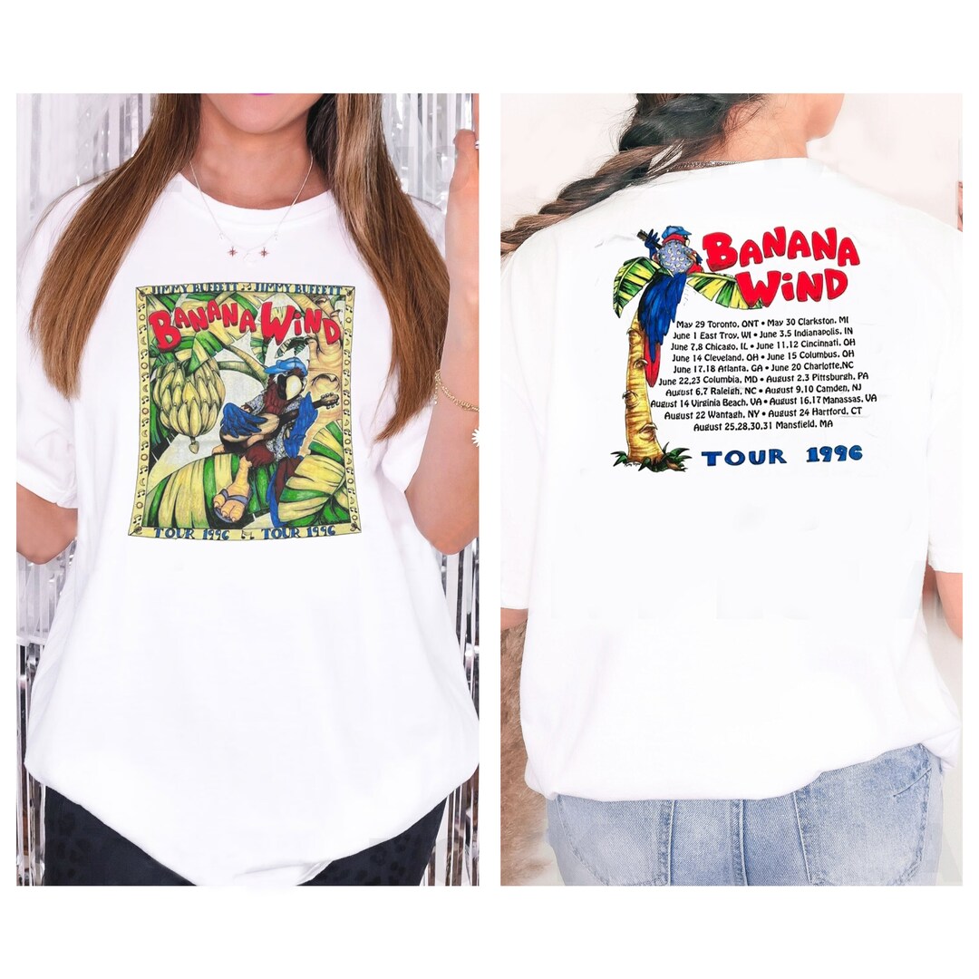 Jimmy Buffett Shirt Jimmy Buffett Banana Wind Tour Shirt Etsy