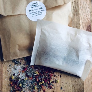Bath tea bags / relaxation bath