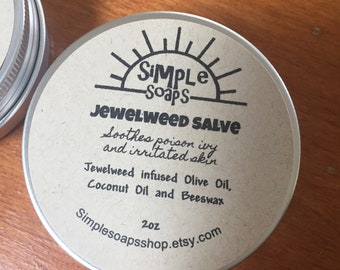 jewelweed salve/ poison ivy treatment / herbal salve/ healing balm