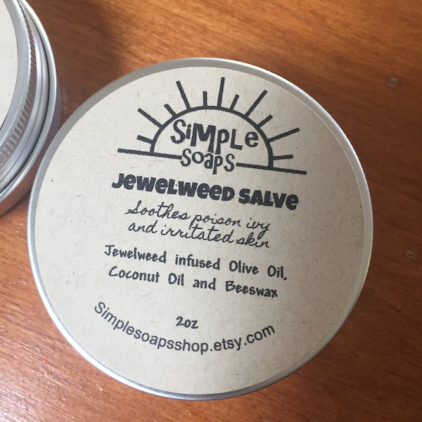 jewelweed salve/ poison ivy treatment / herbal salve/ healing balm