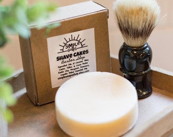 Shave Cake / Shaving cream / Barber Shop Shave Cakes / Homemade Essential oils Shaving Cream