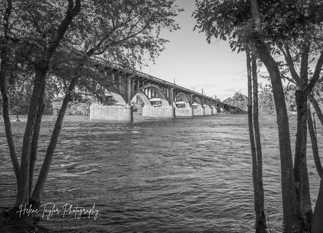 Historic Gervais Street Bridge Columbia South Carolina Etsy