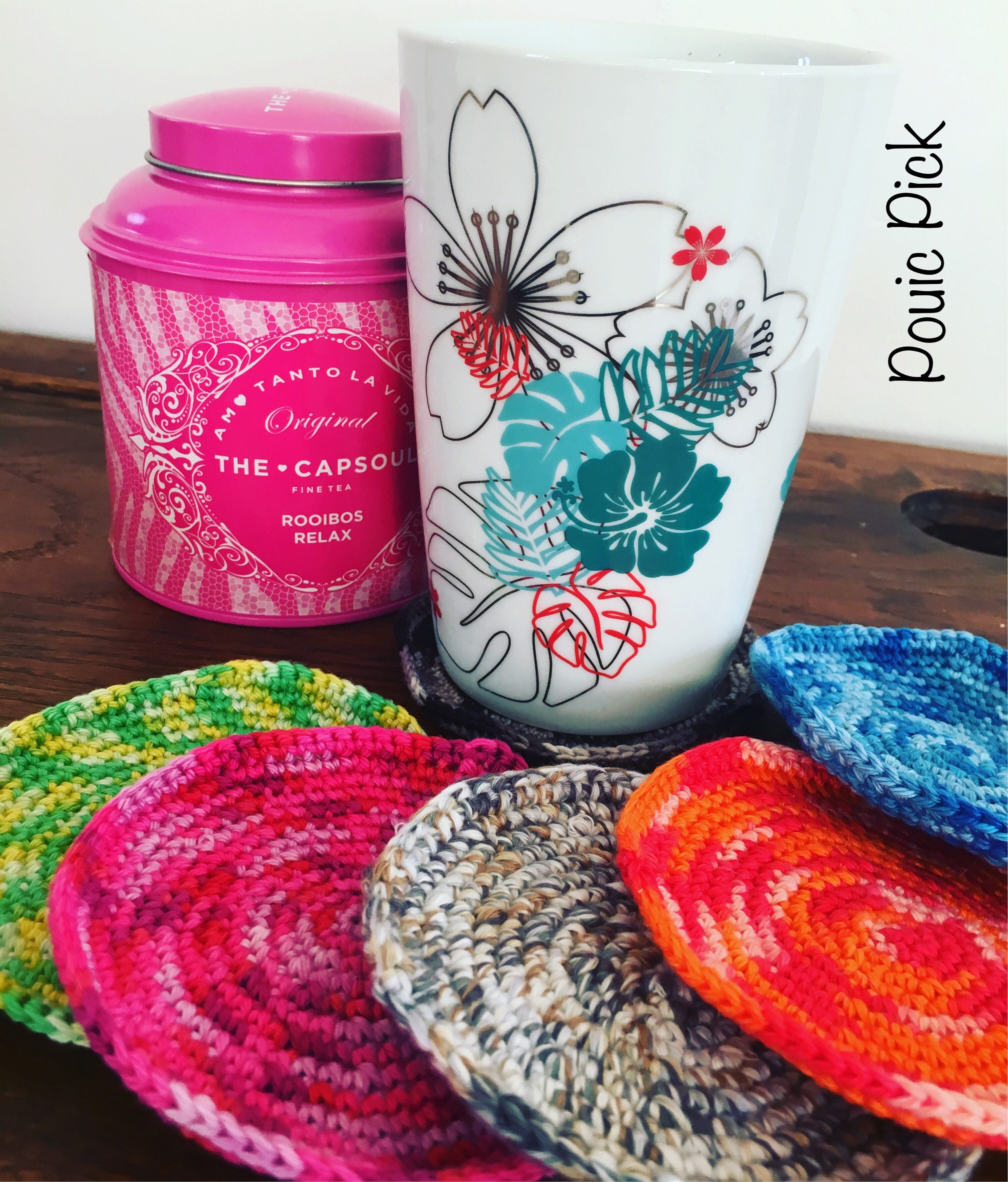 Sous Tasses Au Crochet