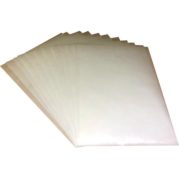 12 A4 sheets - white - semi-transparent edible paper - wafer paper - rice  paper