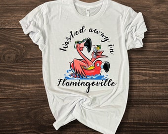 Wasted Away in Flamingoville Graphic Tee