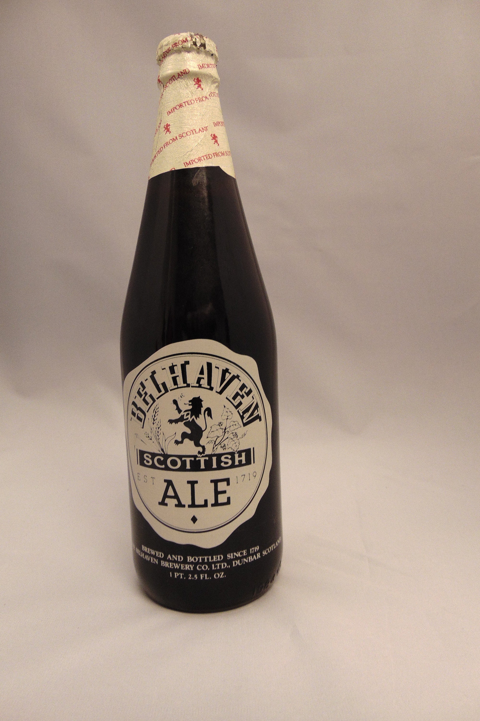 Unopened BELHAVEN SCOTTISH ALE Full Bottle Beer Excellent Etsy