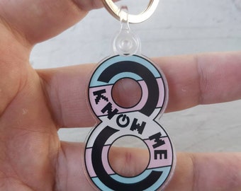 Nomi "Know Me" Sense8 Keychain