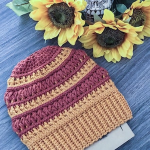 The Lilith Crochet Hat Pattern PDF | Crochet Beanie for Women | Crochet Toque | Easy Crochet Hat Pattern for Download