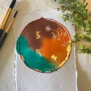 Of This Earth, Customisable Handmade Original Watercolour Painting