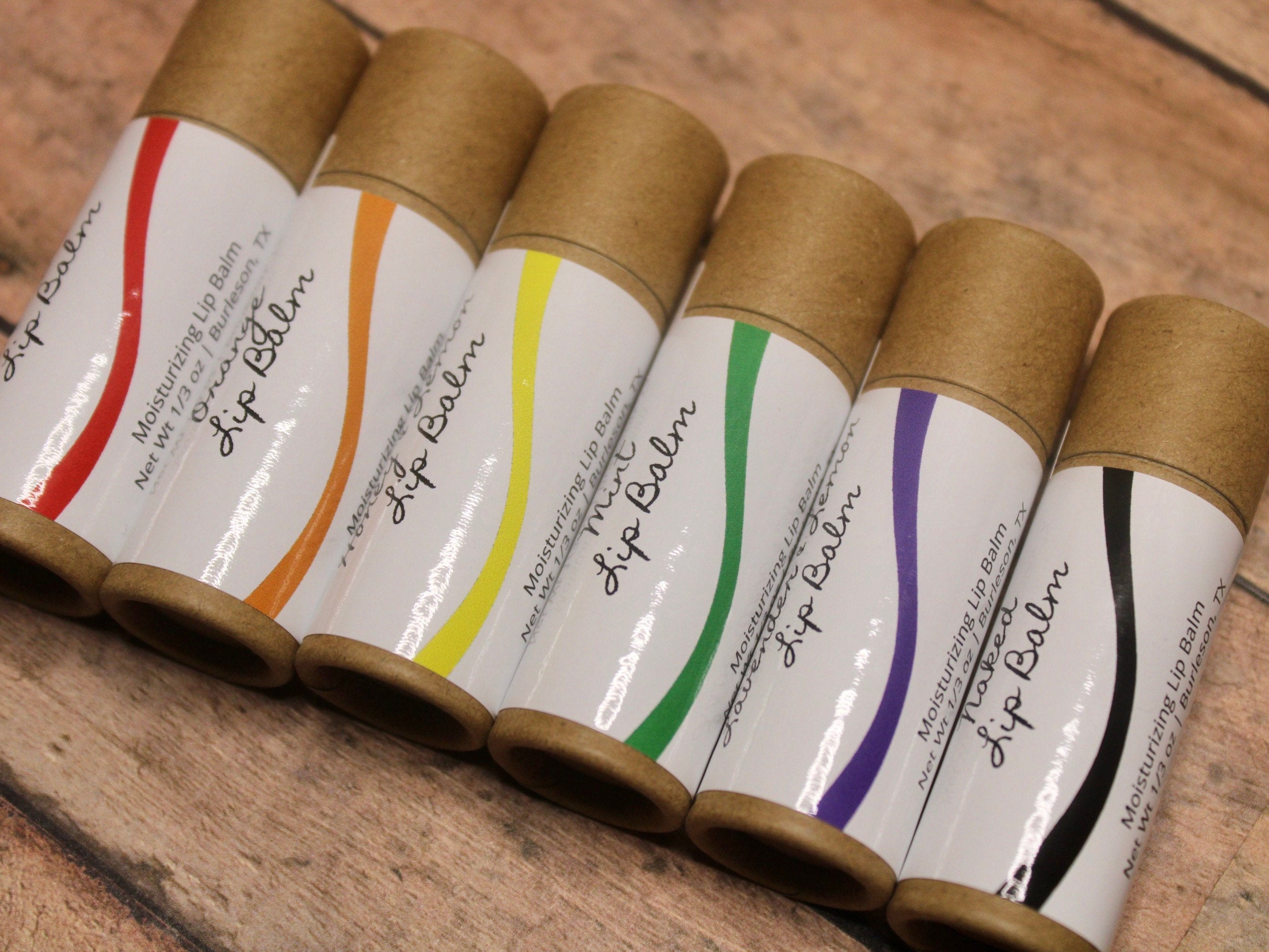 Eco friendly Lip Balm - Many Scents to Choose From | Push up Biodegra…
