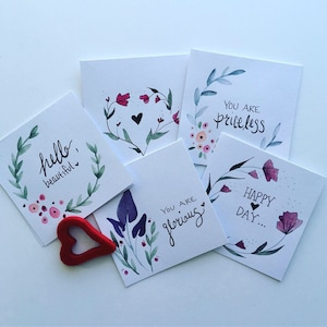 Mini Greeting Cards Friendship