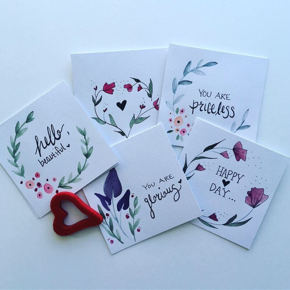 Mini Greeting Cards Friendship