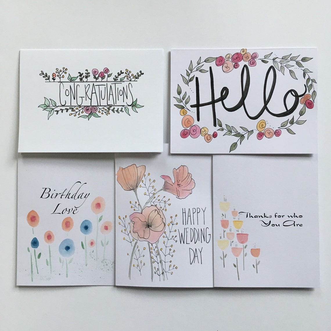 Assorted Greeting Card Bundle Etsy