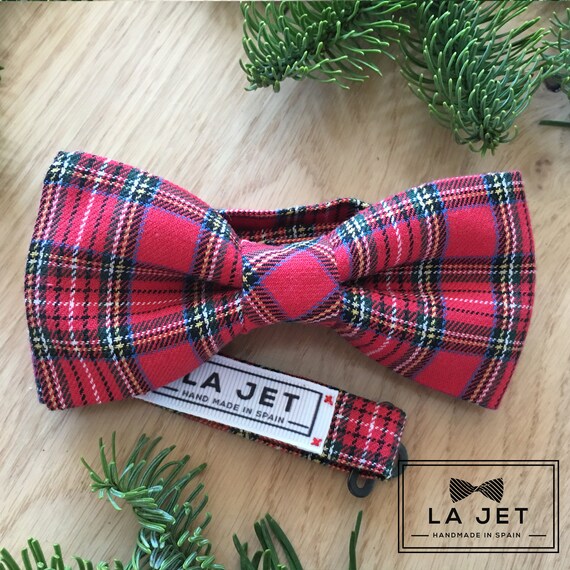 Red Plaid Bow Tie Original Bow Tie Funny Bow Tie Cotton Etsy