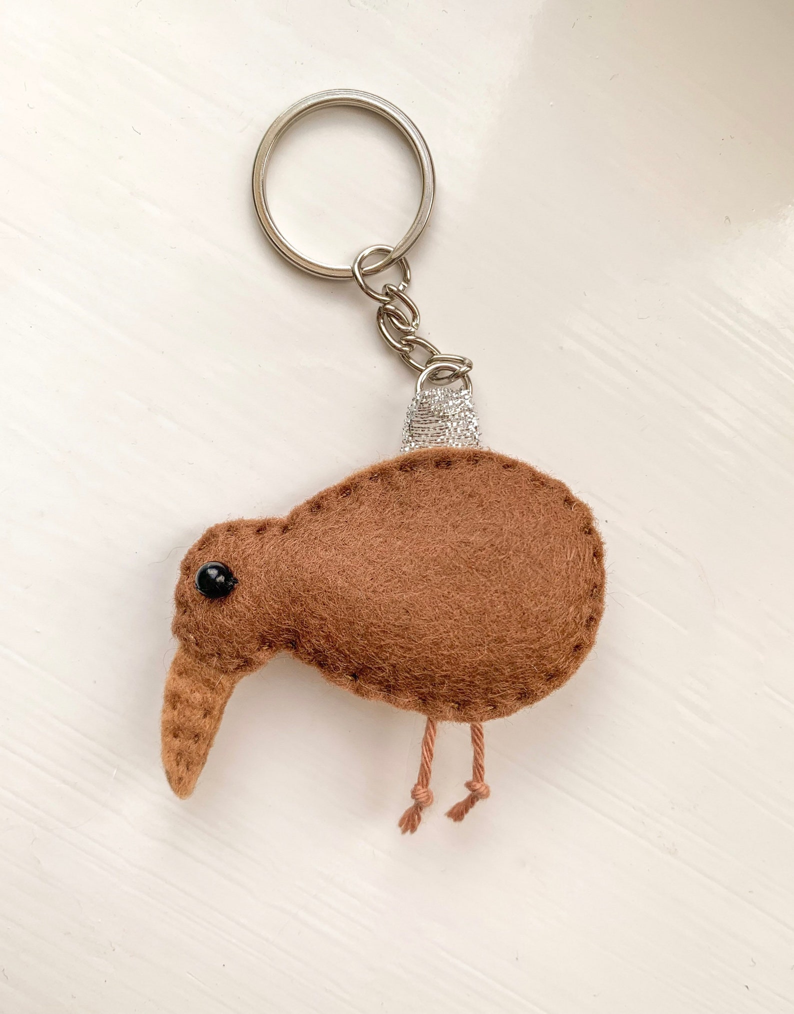 Kiwi Bird Keyring Kiwi Keychain Felt Bird Etsy UK