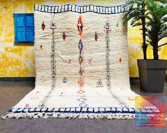 Moroccan Rugs - Handmade Beni Ourain Style - berber area rug - Large authentic Moroccan rug - Teppich marokko