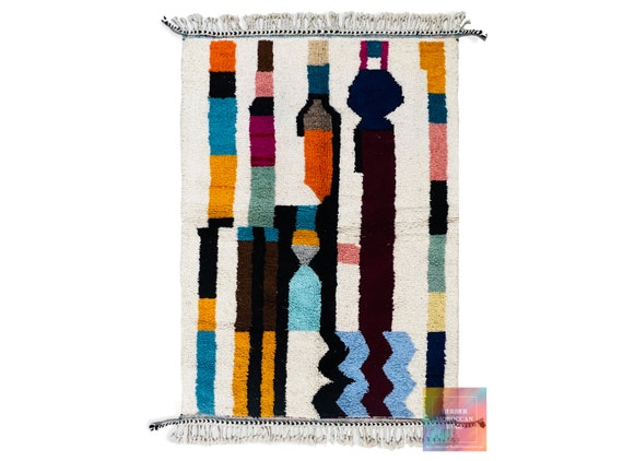 Beni Ourain Rug, Authentic Moroccan Rug, Berber Carpet, Genuine
