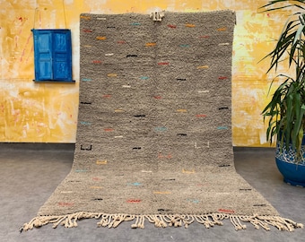 Beni ourain rug, Authentic Moroccan rug, Berber carpet, Genuine Wool rug, Handmade rug, Beni ourain style, Area rug, Tapis berbere, Teppich